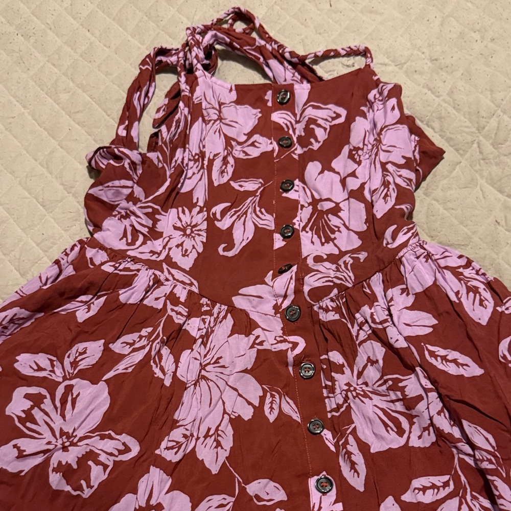NWT Free People Floral Button-Down Dress